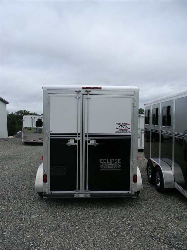 2014 Eclipse 2 horse slant load bumper pull