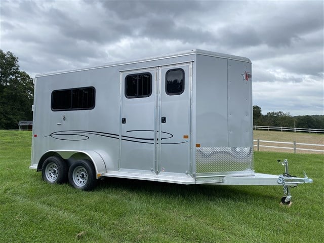 2022 Frontier 2 Horse Straight Load Bumper Pull Dressing Room