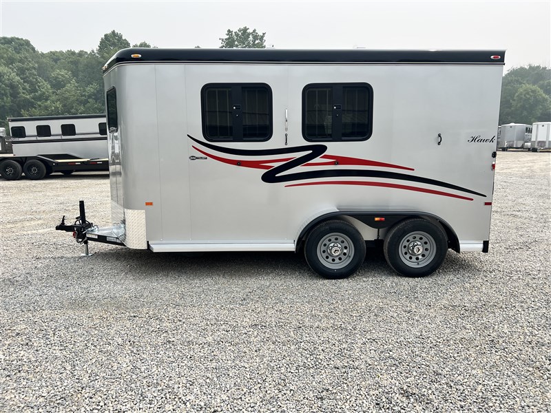 2024 Hawk 2 Horse Custom Slant With Dressing Room   1508884 9876d29f 