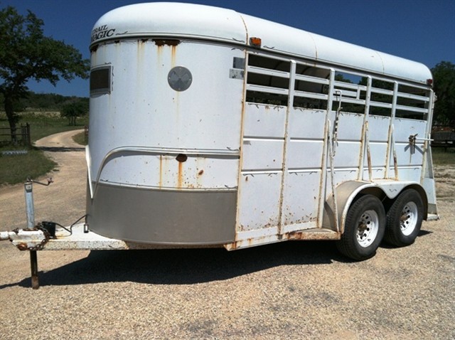 1994 Trail Magic 16ft  BP Stock Trailer