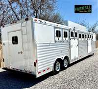 2005 10 horse 4 STAR 8.5W/10K AXLES/NEW TIRES/DROPS HIP/MANGERS/2 RAMPS
