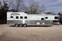 2027 4 horse Bloomer 4H PC Load, 13'11'' Trail Boss LQ, Hay Pod