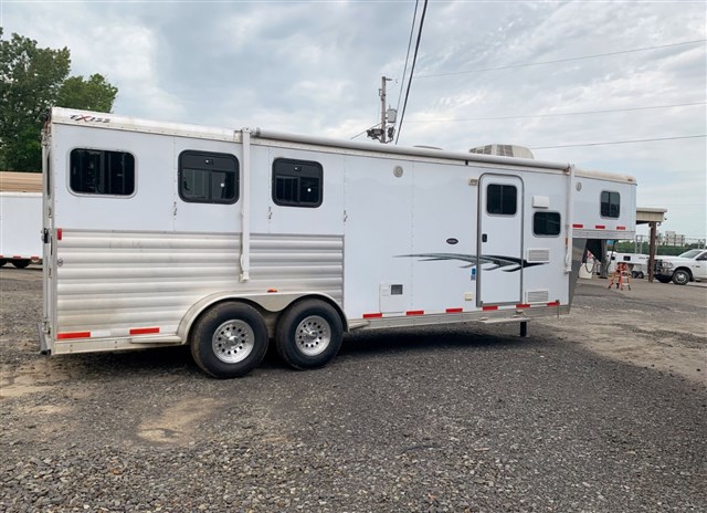 2014 Exiss 6308 3 HORSE LIVING QUARTERS TRAILER