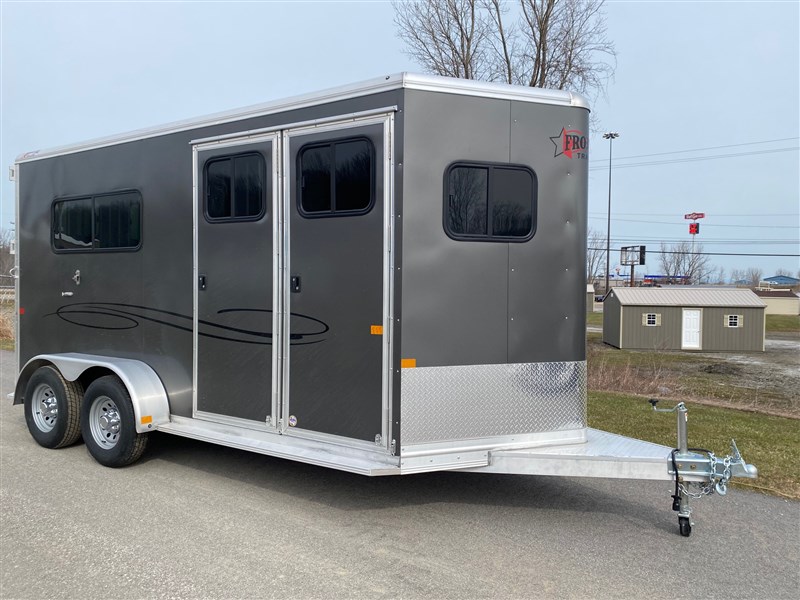 2023 Frontier 2 HORSE STRAIGHT LOAD BUMPER PULL w DRESSING ROOM