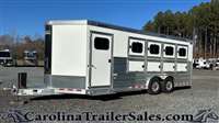 2023 4 horse Cimarron 4H Insulated, Escape Door, Rear & Side Ramp