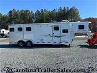 2014 3 horse Exiss 3H 6308 Sierra 8' LQ, Escape Door, AC/Heat