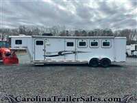 2003 4 horse Exiss 4H, 8' LQ, SS 408, Escape Door, AC/Heat