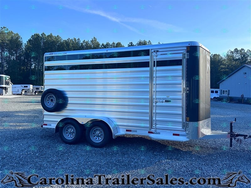 2026 Bar-M 16ft Stock Trailer, Extra Tall 7'6 Model: STK-16