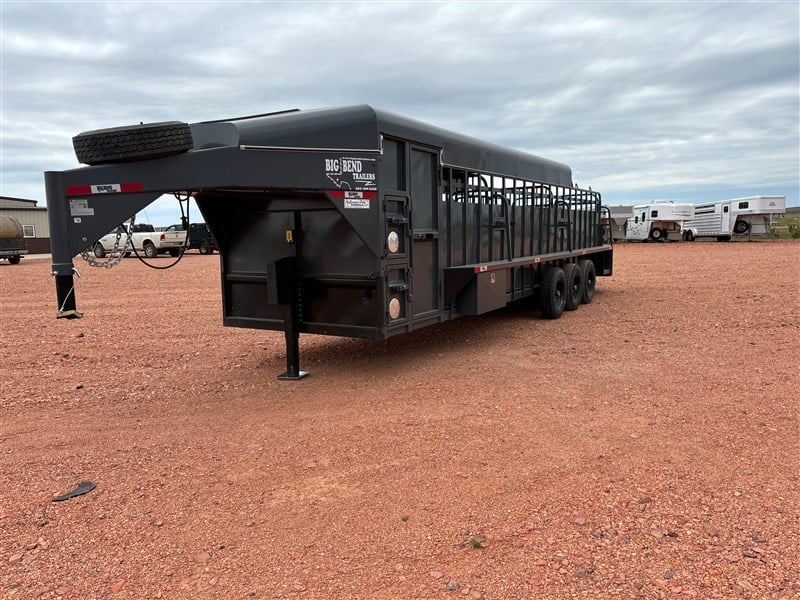 2024 Big Bend half top stock trailer