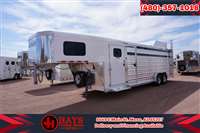 2025 5 horse Cimarron 5 Horse Stock ComboTrailer 