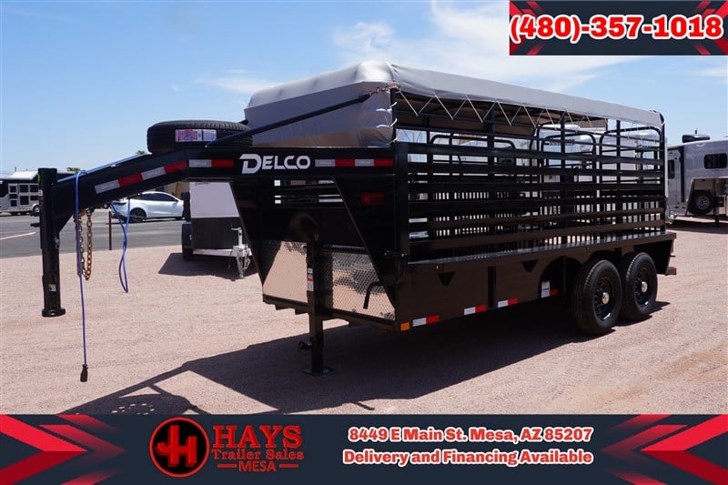 2026 Delco 16' Stock Bar Top w/ Canvas Gooseneck