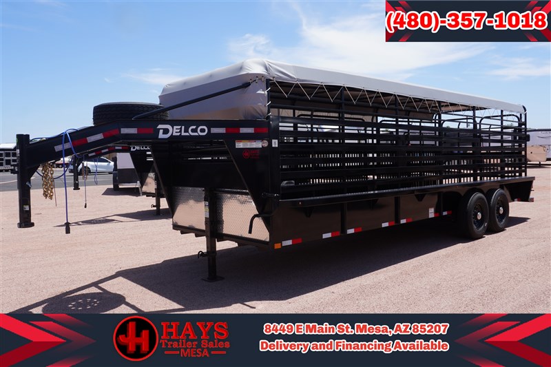 2026 Delco 24' Stock Bar Top w/ Canvas Gooseneck