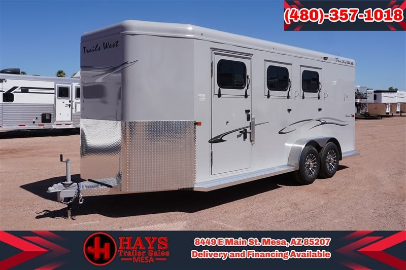 2027 Trails West Classic II 3 Horse Warmblood Stall and Height