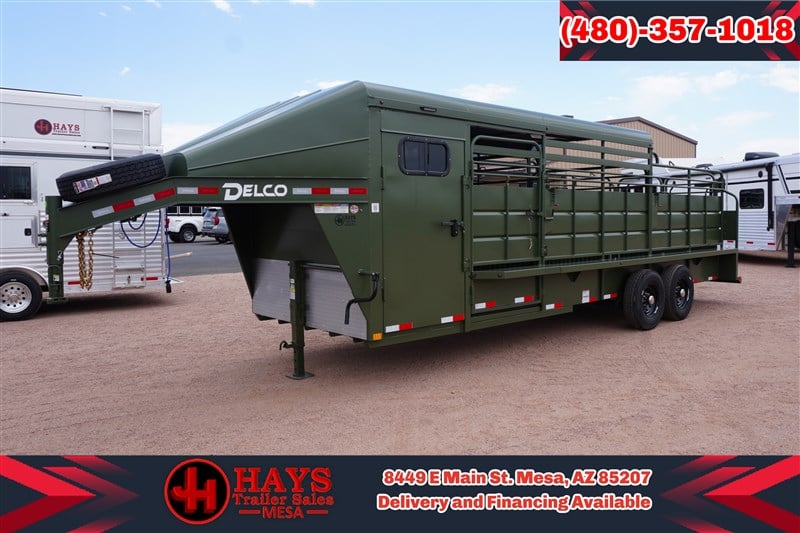 2026 Delco 24' Stock Combo With Tack Room & Dog Boxes