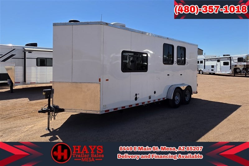 2019 Dixie Star 9' SW 2 Horse Bumper Pull Living Quarter