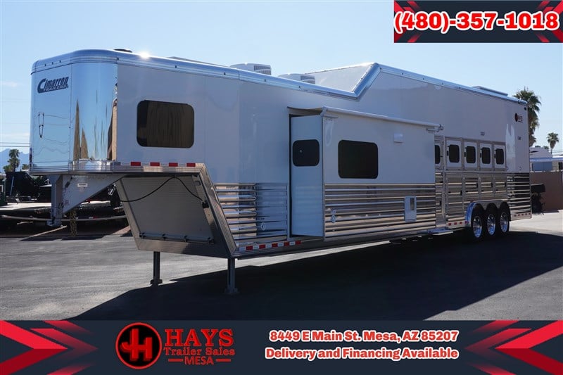 2027 Cimarron 19'6 SW 5 Horse Living Quarter with Loft!