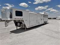 2023 Cimarron living quarter stock trailers