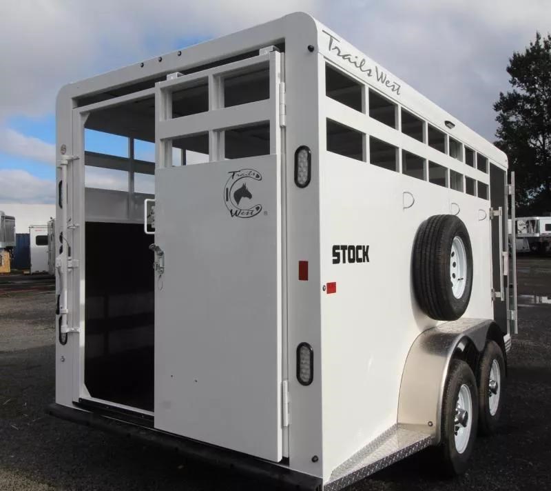 2026 Trails West adventure 17' stock / stock combo trailer-flood li