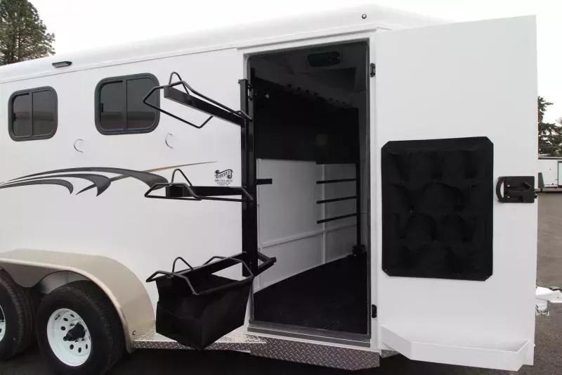 2026 Trails West adventure mx ii 3 horse trailer - swing out saddle