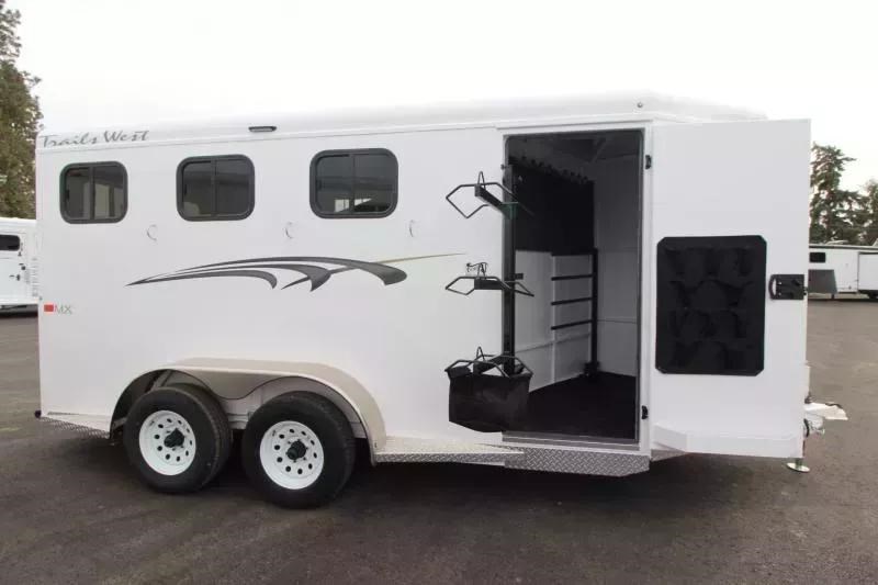 2026 Trails West adventure mx ii 3 horse trailer - swing out saddle