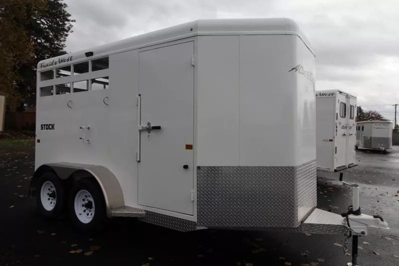 2026 Trails West adventure ii 14' stock trailer w/ swinging tack wa