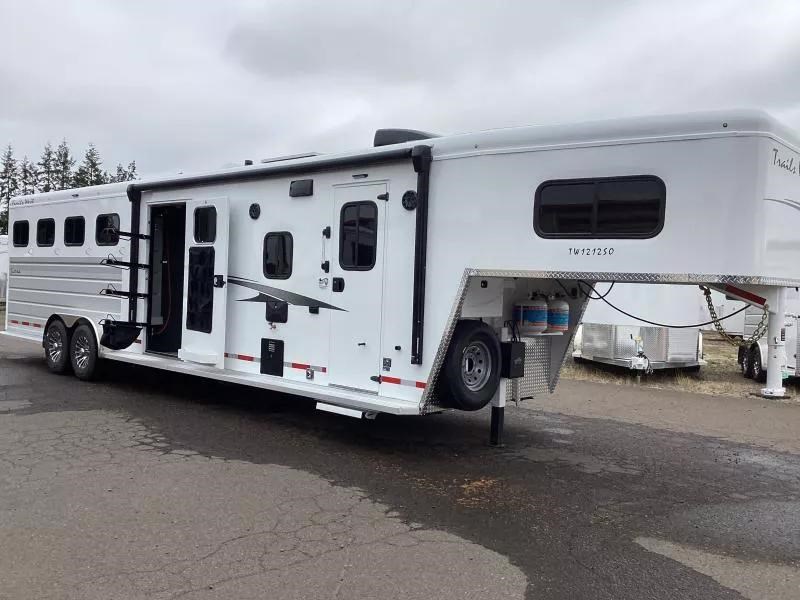 2026 Trails West sierra 12x12 lq slide-out -side tack- 10cu.ft. fri