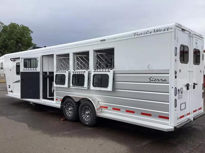 2026 Trails West sierra 12x12 lq slide-out -side tack- 10cu.ft. fri