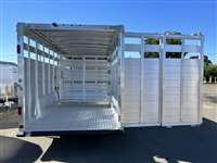 2023 Featherlite 8127 20' stock/combo trailer - all aluminum
