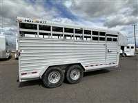 2004 Trails West 16' hotshot stock gooseneck trailer