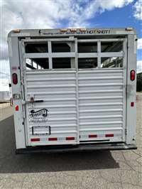 2004 Trails West 16' hotshot stock gooseneck trailer