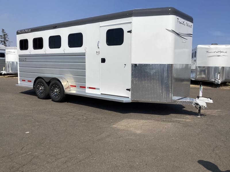 2025 Trails West new 2025!! trails west sierra ii 4 horse trailer-