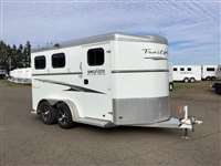 2017 2 horse Trails West Sierra II-Insulated Roof-Great Tack Room w/ Lots o