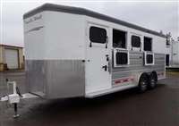 2026  horse Trails West Sierra II 4-Horse Bumper Trailer-Warmbood Height 7