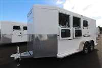 2026 3 horse Trails West Classic II 3 Horse Trailer