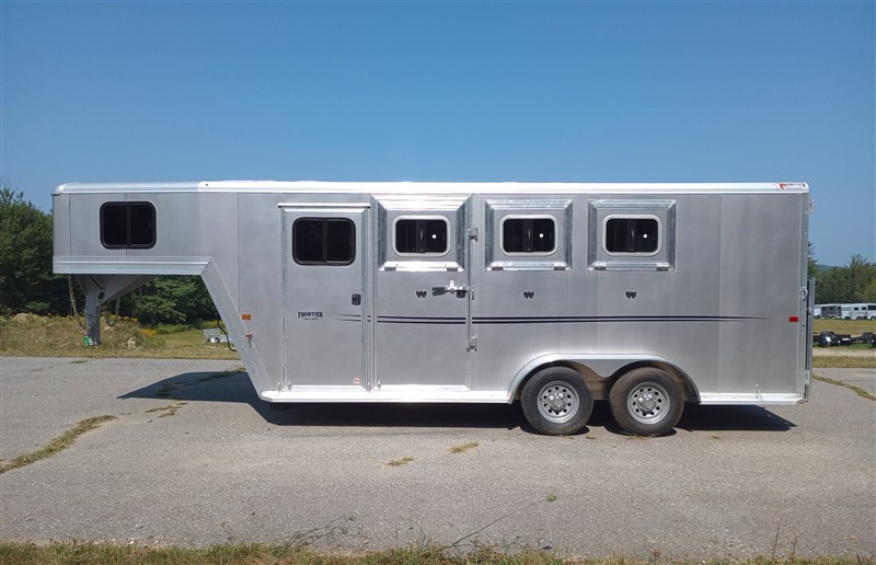 2025 Frontier strider series 10k aluminum 3-horse slant load gn