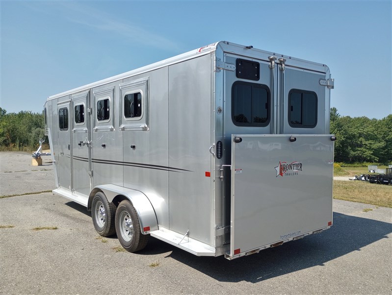 2025 Frontier strider series 10k aluminum 3-horse slant load gn