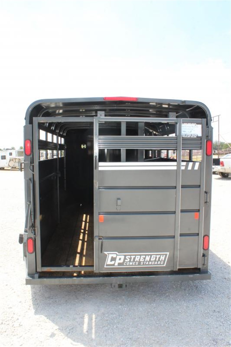 2022 CornPro 16' bumper pull stock trailer