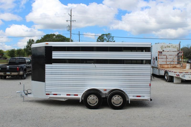 2014 Cm 16' stock trailer