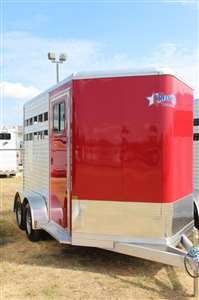 2025 2 horse Frontier 2 Horse Slant Load Bumper Pull