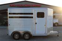 2025 2 horse Frontier 2 Horse Slant Load Bumper Pull