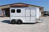 2025 2 horse Sundowner 2 Horse Slant Load Super Tack