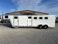 2007 4 horse Exiss 4 Horse Gooseneck SS/408