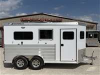 2026 2 horse Featherlite 2 Horse Bumper Pull 9300