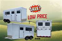 2025 2 horse Exiss  Exiss Trailers 724 Straight Load Horse Trailer