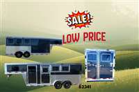 2026 3 horse Sooner Sooner Lariat 3H Horse Trailer