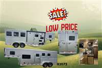 2025 3 horse Exiss Escape 7306 LIVING QUARTERS  Horse Trailer