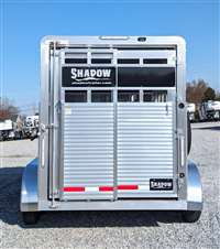 2024 Shadow 13 foot rancher stock trailer with free rubber pac
