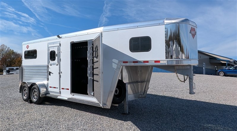 2026 Hart 2 horse straight load gooseneck with smart tack ii