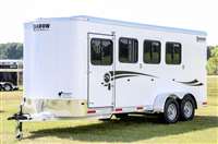 2026 4 horse Shadow 4 HORSE SLANT W/DROP FEED WINDOWS FULLY ENCLOSED