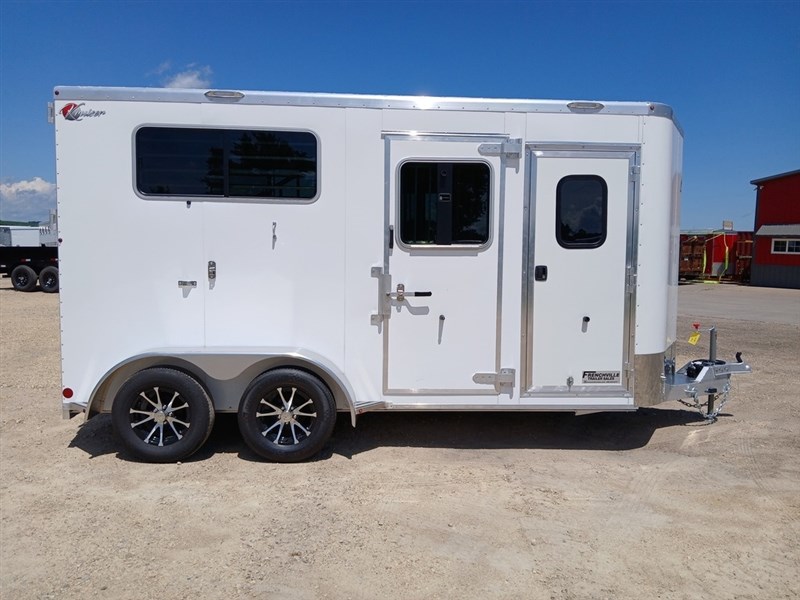 2026 Kiefer Built kruiser 2 horse straight load all aluminum trailer